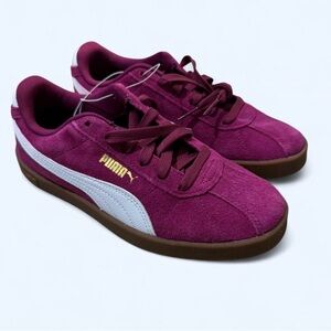 Puma Women's Berry and White Sneakers